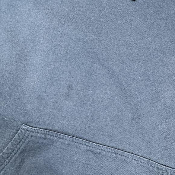 Quiksilver Hoodie Women’s Large Blue Spell Out Pullover‎ Surf Skate Sweatshirt - Picture 3 of 10